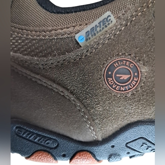 Hi-Tec Quadra II Waterproof Hiking Shoes Men’s 13 Taupe/Burnt Orange - Picture 9 of 16